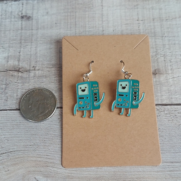 Adventure Time Earrings BMO - Picture 2 of 2